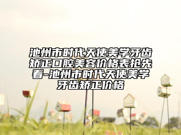 池州市時代天使美學(xué)牙齒矯正口腔美容價格表搶先看-池州市時代天使美學(xué)牙齒矯正價格