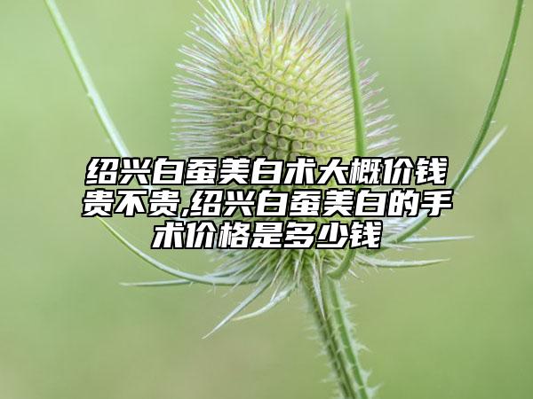 紹興白蠶美白術(shù)大概價錢貴不貴,紹興白蠶美白的手術(shù)價格是多少錢