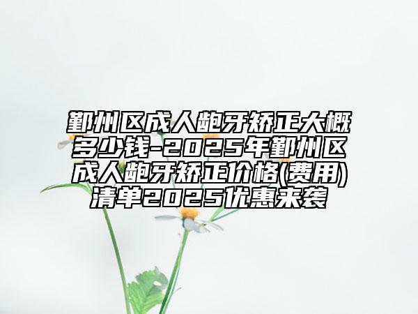 鄞州區(qū)成人齙牙矯正大概多少錢(qián)-2025年鄞州區(qū)成人齙牙矯正價(jià)格(費(fèi)用)清單2025優(yōu)惠來(lái)襲