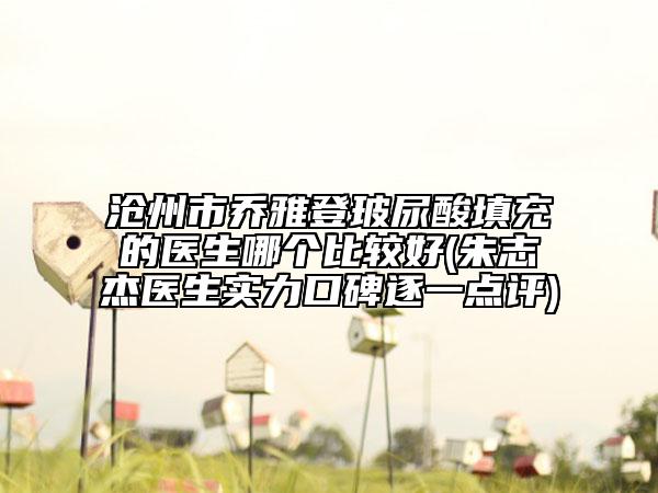 滄州市喬雅登玻尿酸填充的醫(yī)生哪個(gè)比較好(朱志杰醫(yī)生實(shí)力口碑逐一點(diǎn)評(píng))