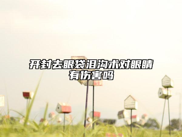 開(kāi)封去眼袋淚溝術(shù)對(duì)眼睛有傷害嗎