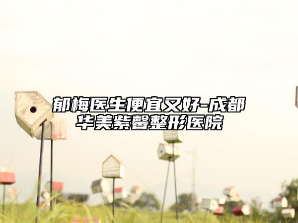 郁梅醫(yī)生便宜又好-成都華美紫馨整形醫(yī)院