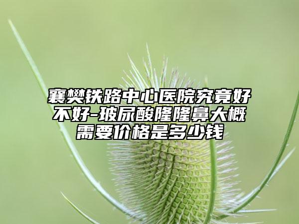 襄樊鐵路中心醫(yī)院究竟好不好-玻尿酸隆隆鼻大概需要價格是多少錢