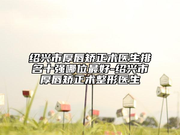 紹興市厚唇矯正術(shù)醫(yī)生排名十強(qiáng)哪位最好-紹興市厚唇矯正術(shù)整形醫(yī)生