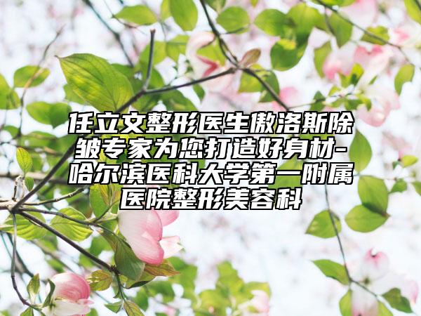 任立文整形醫(yī)生傲洛斯除皺專家為您打造好身材-哈爾濱醫(yī)科大學(xué)第一附屬醫(yī)院整形美容科