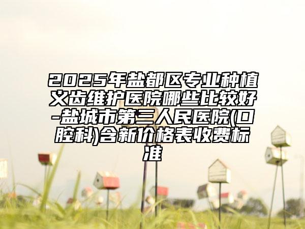 2025年鹽都區(qū)專業(yè)種植義齒維護(hù)醫(yī)院哪些比較好-鹽城市第三人民醫(yī)院(口腔科)含新價(jià)格表收費(fèi)標(biāo)準(zhǔn)